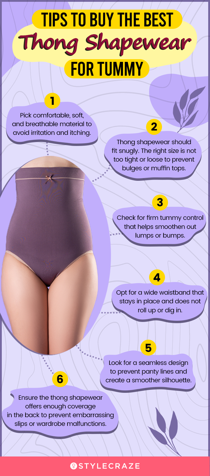 Tips To Buy The Best Thong Shapewear For Tummy (infographic)