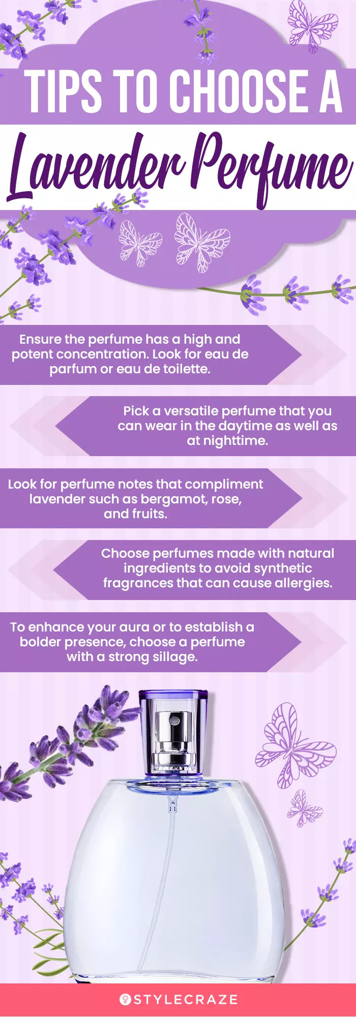 Tips To Choose Lavender Perfume (infographic)
