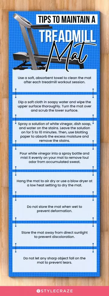 Tips To Maintain A Treadmill Mat (infographic)