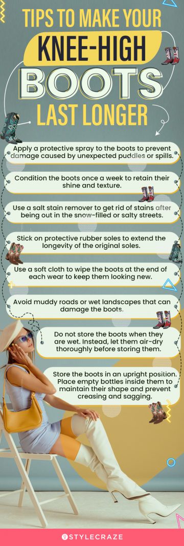 Tips To Make Your Knee-High Boots Last Longer (infographic)