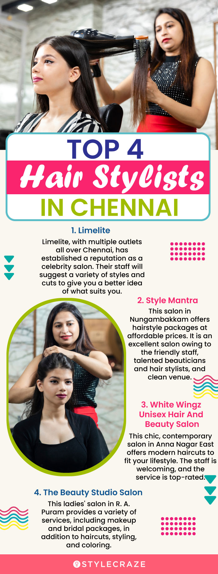 top 4 hair stylists in chennai (infographic)
