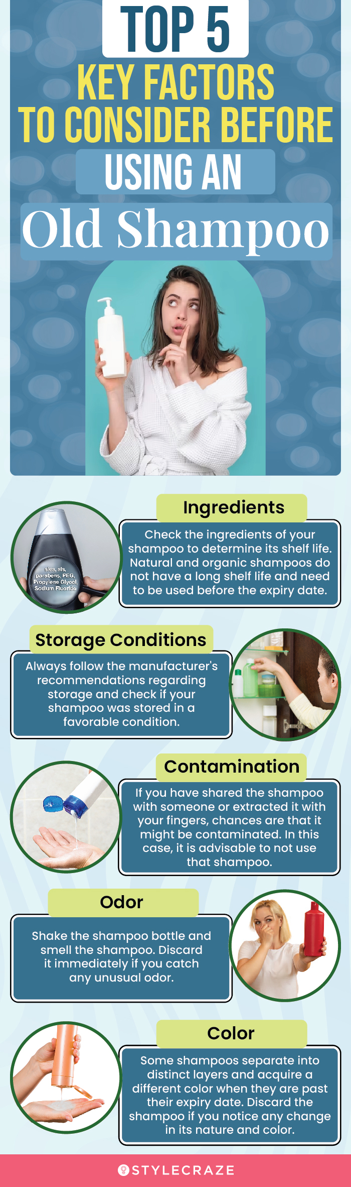 top 5 key factors to consider before using an old shampoo (infographic)