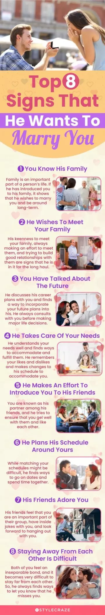 top 8 signs that he wants to marry you (infographic)