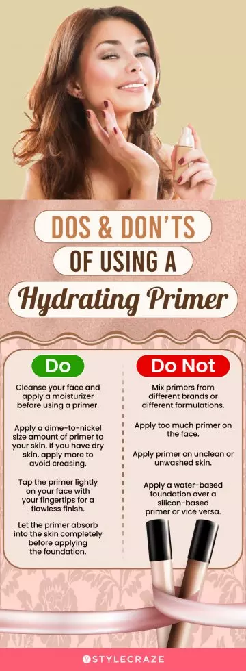 Dos & Don’ts Of Using A Hydrating Primer (infographic)