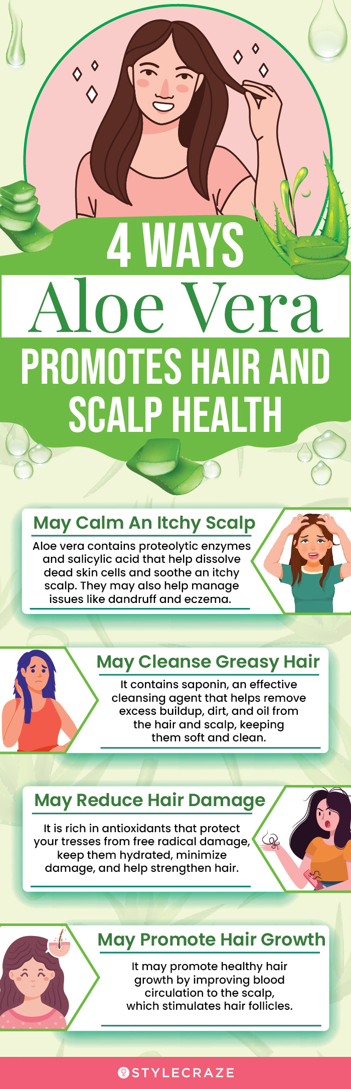 4 ways aloe vera promotes hair and scalp health (infographic)