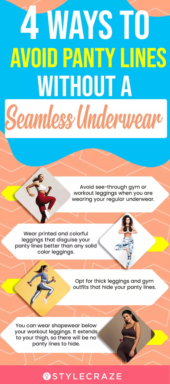 Ways To Avoid Panty Lines (infographic)