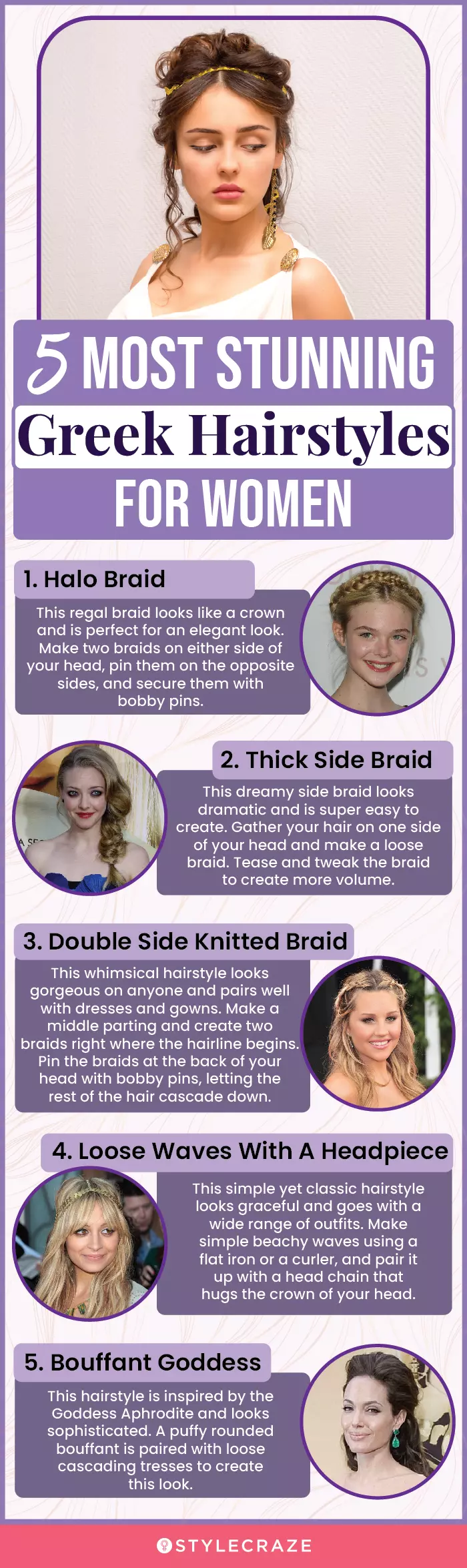 Greek Goddesses Hairstyles