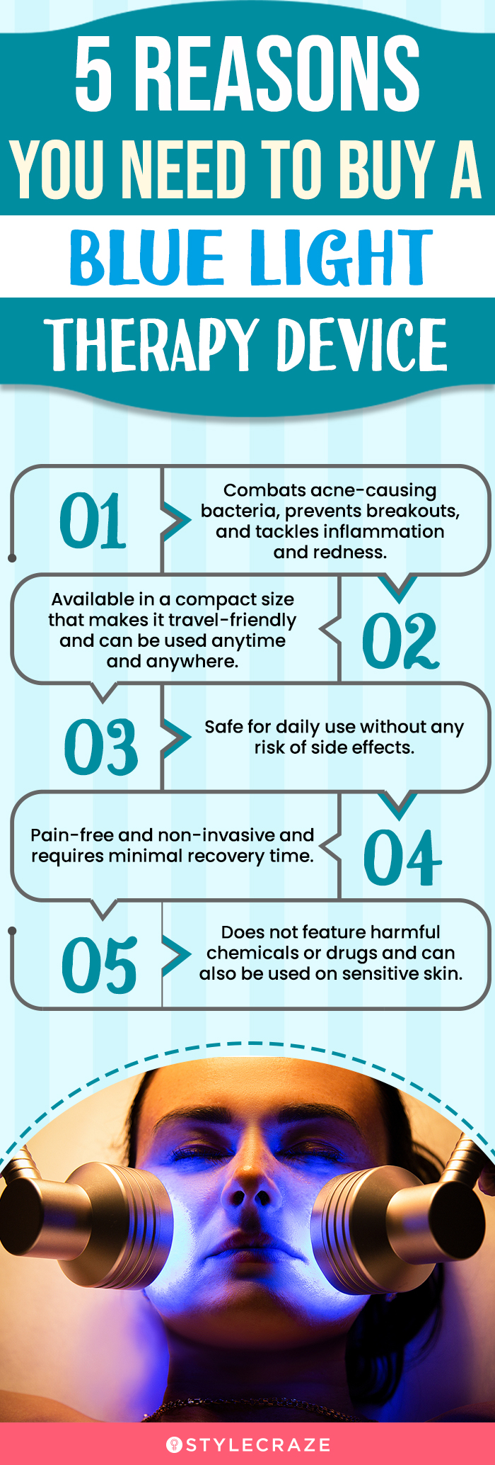 Reasons You Need To Buy A Blue Light Therapy Device (infographic)