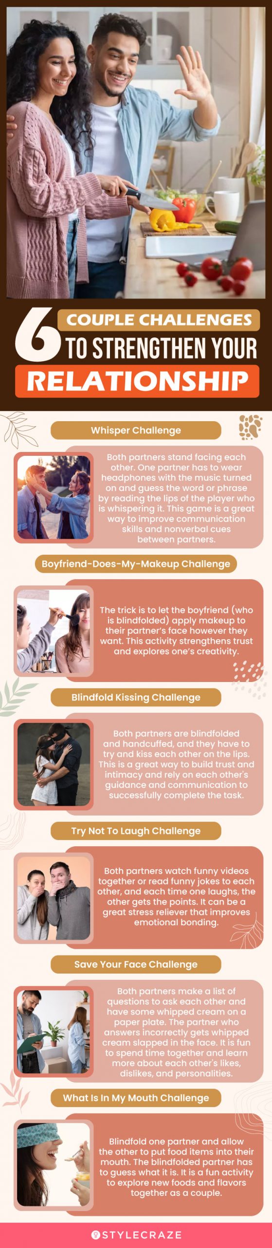 6 couple challenges to strengthen your relationship (infographic)