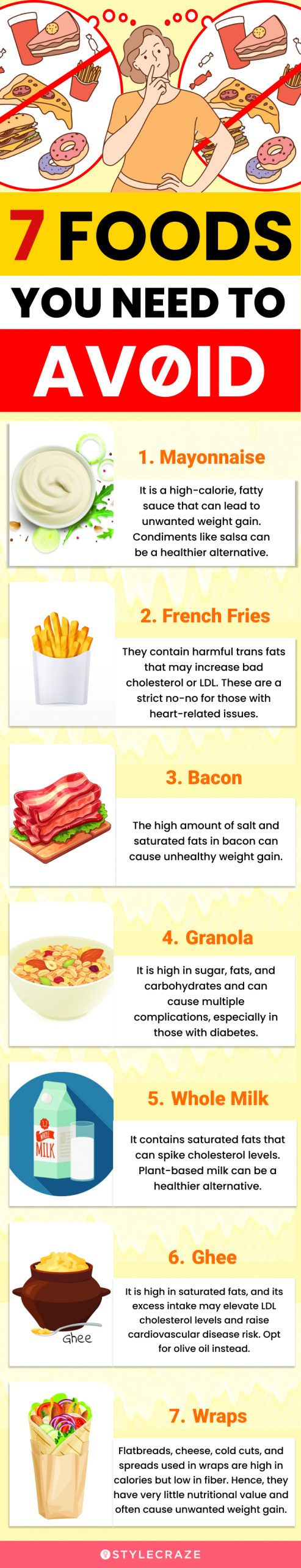 7 foods you need to avoid (infographic)