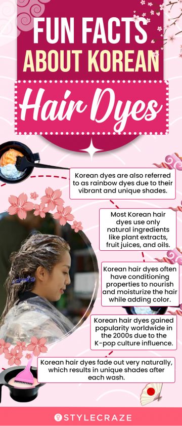 Fun Facts About Korean Hair Dyes (infographic)