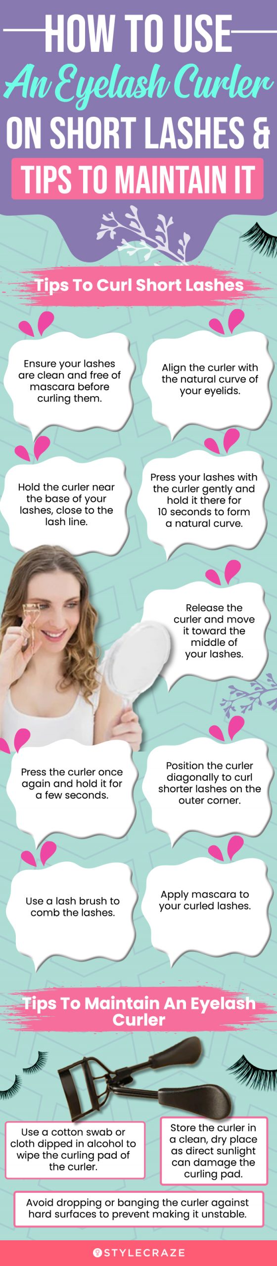 How To Use An Eyelash Curler On Short Lashes & Tips To Maintain It 