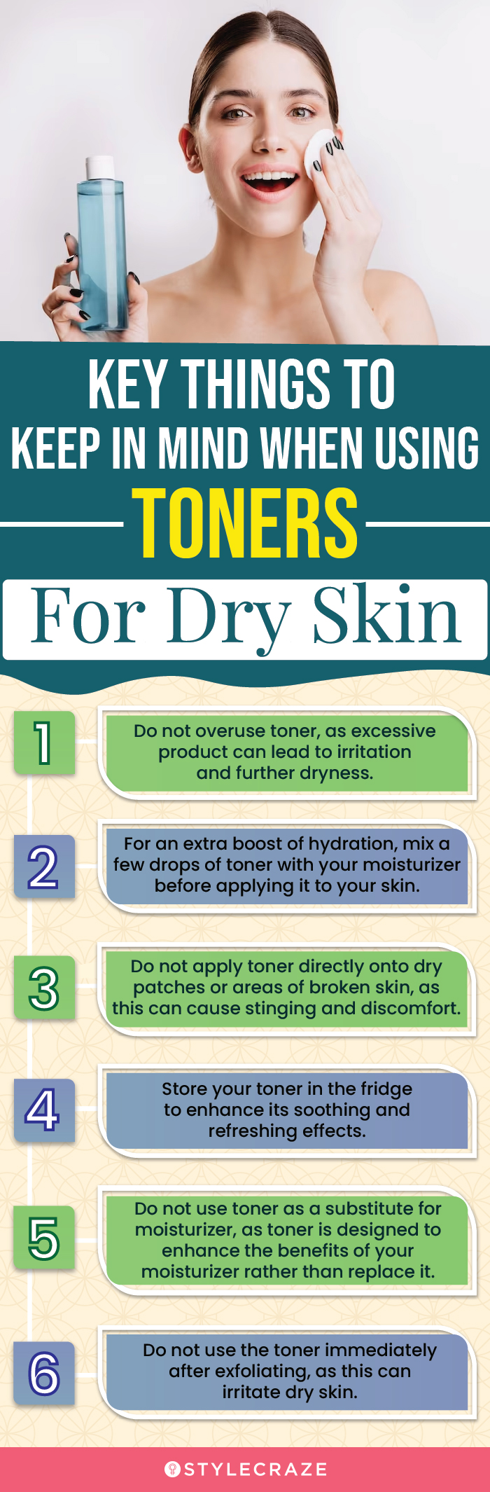 Key Things To Keep In Mind When Using Toners (infographic)