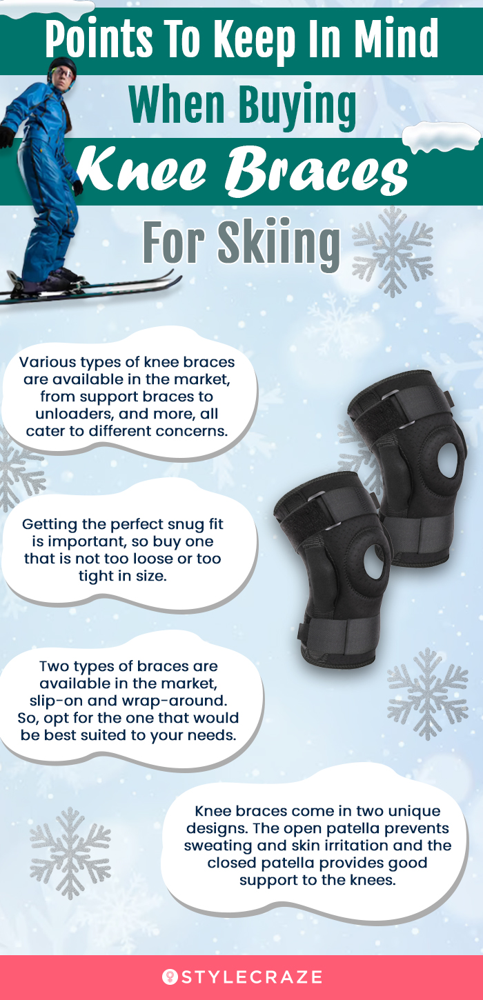 Points To Keep In Mind When Buying Knee Braces For Skiing (infographic)