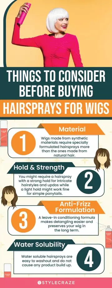 Things To Consider Before Buying Hairsprays For Wigs (infographic)