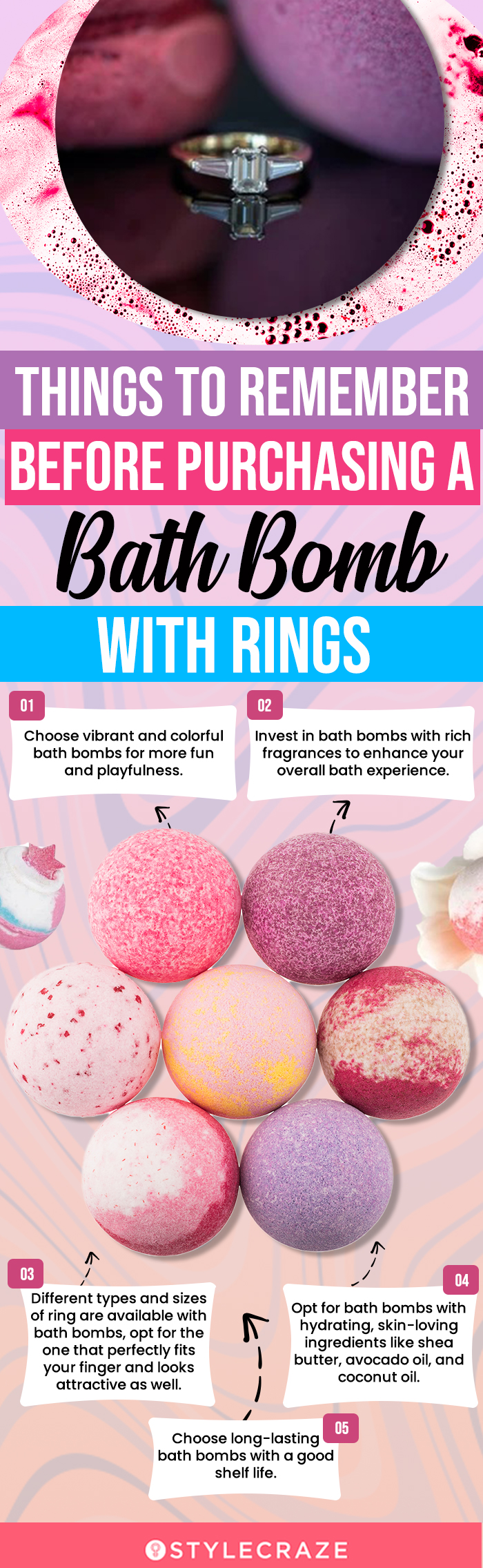 Things To Remember Before Purchasing A Bath Bomb With Rings (infographic)