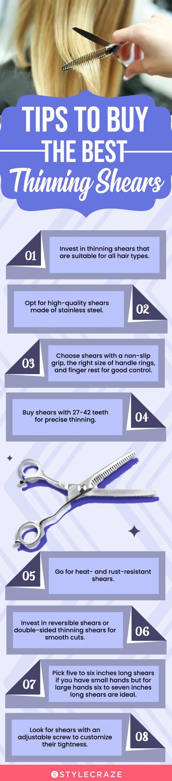 Tips To Buy The Best Thinning Shear (infographic)