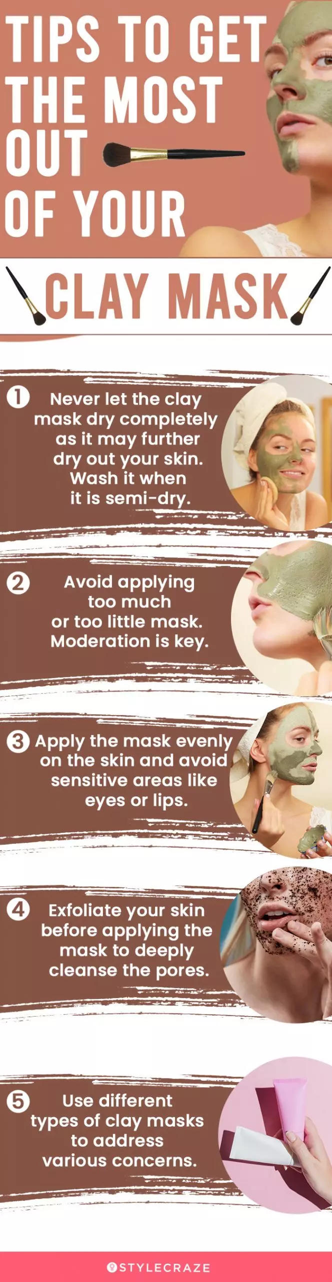 Tips To Get The Most Out Of Your Clay Mask (infographic)