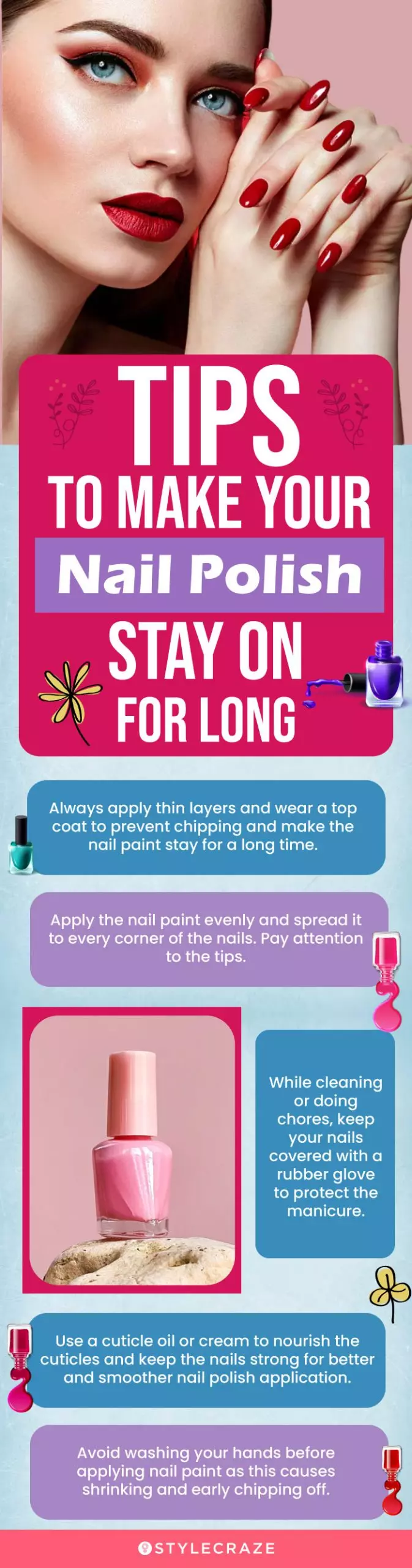 Tips To Make Your Nail Polish Stay On For Long