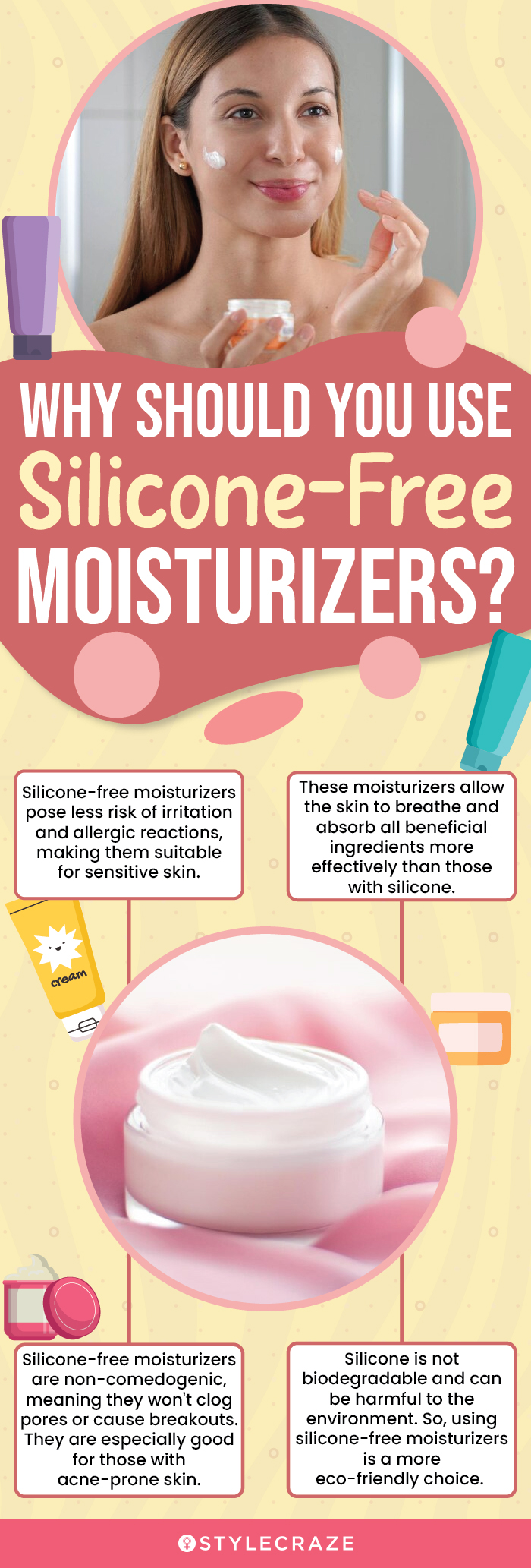 Why Should You Use Silicone-Free Moisturizers? (infographic)