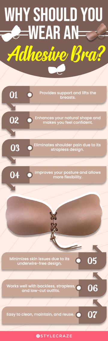 Why Should You Wear An Adhesive Bra? (infographic)