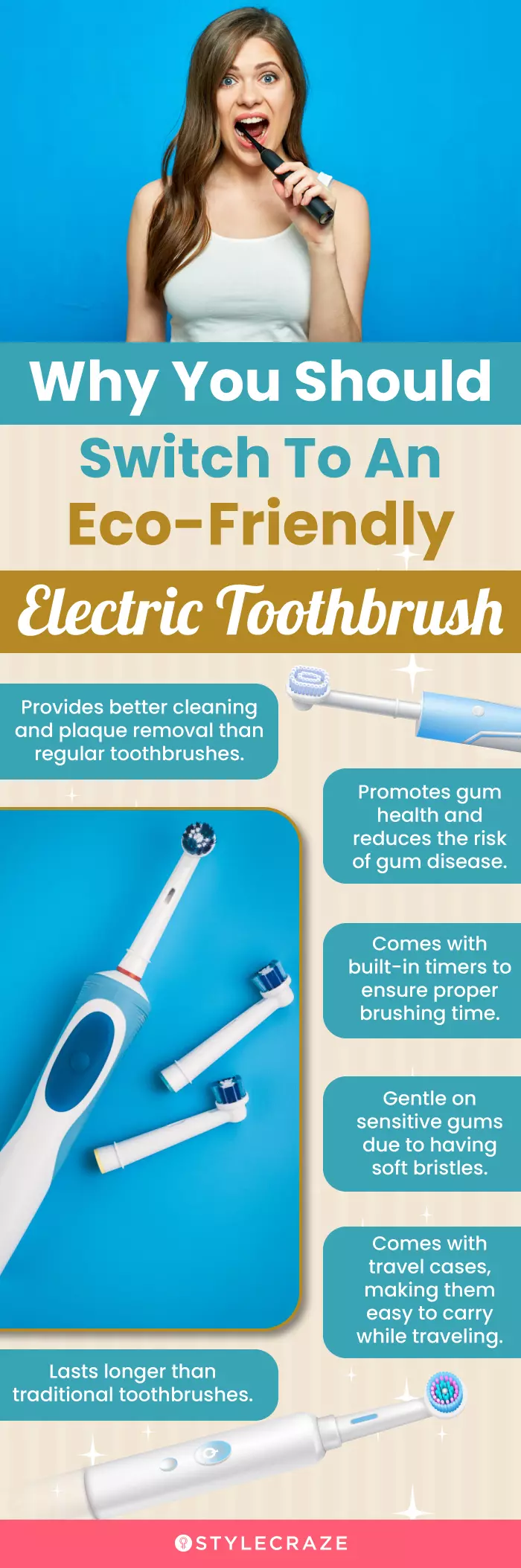 Why You Should Switch To An Eco-Friendly Electric Toothbrush (infographic)