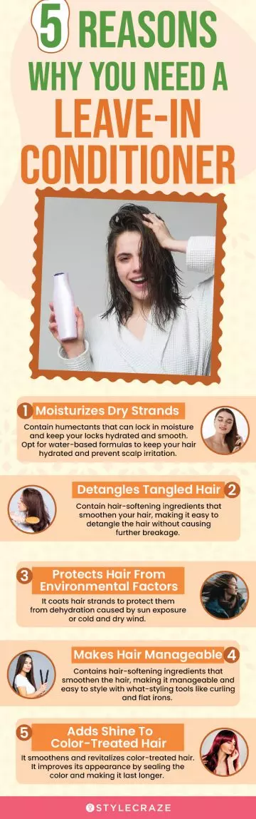 5 reasons why you need a leave in conditioner (infographic)