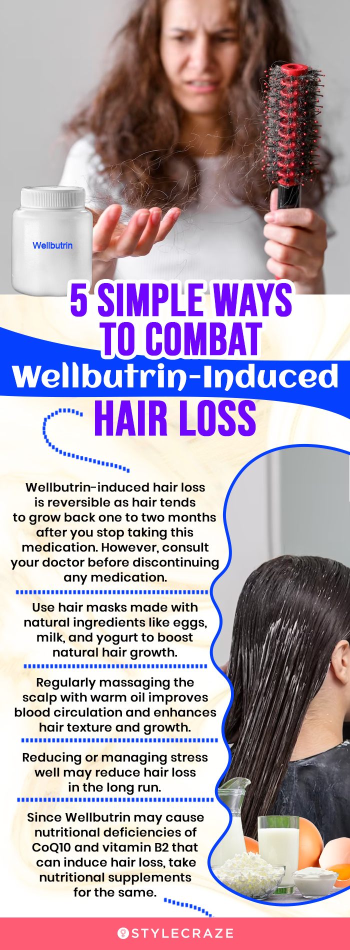 5 simple ways to combat wellbutrin-induced hair loss (infographic)