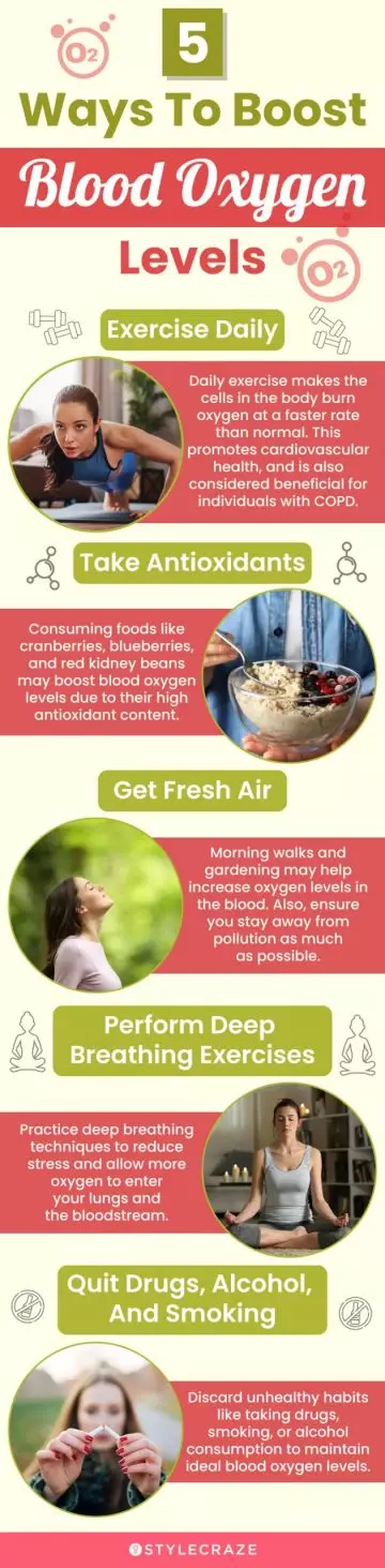 5 ways to boost blood oxygen levels (infographic)