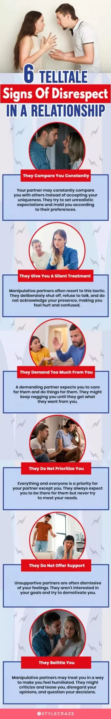 6 telltale signs of disrespect in a relationship (infographic)