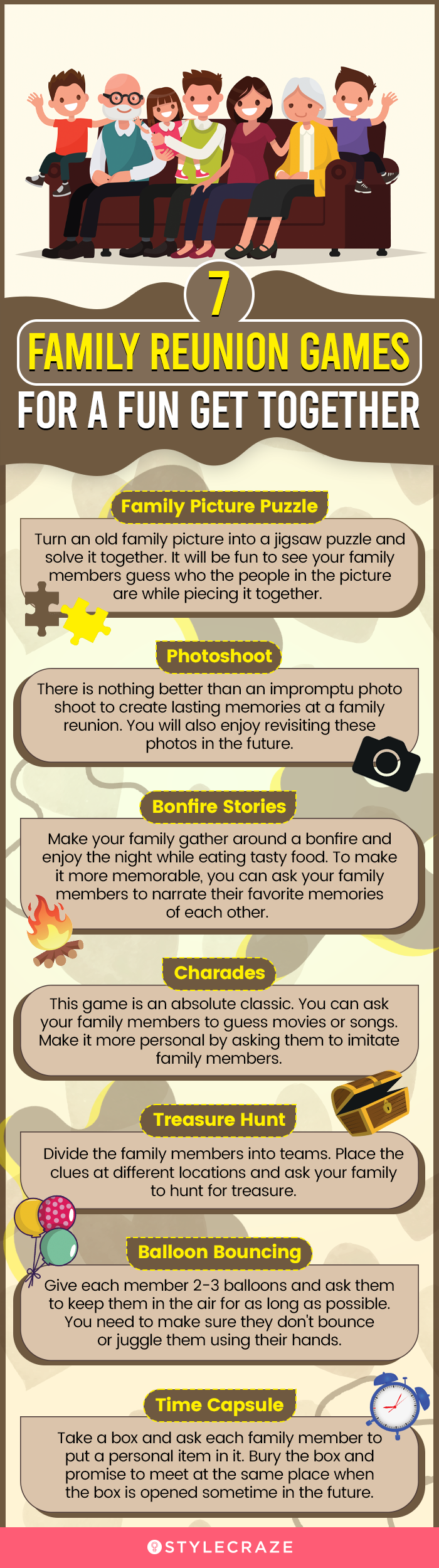 7 family reunion games for a fun get together (infographic)