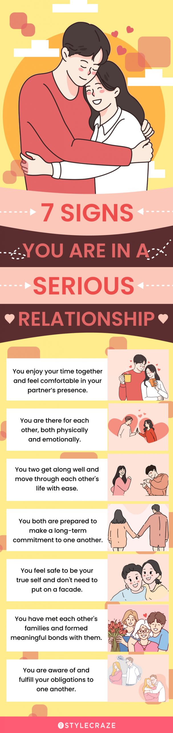 7 signs you are in a serious relationship (infographic)