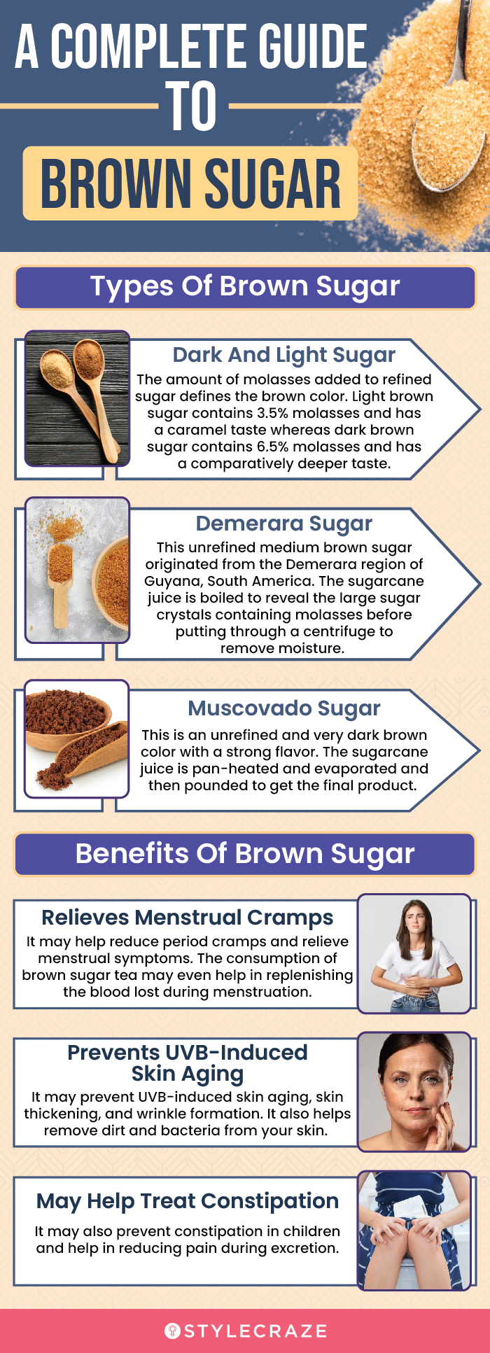 a complete guide to brown sugar (infographic)