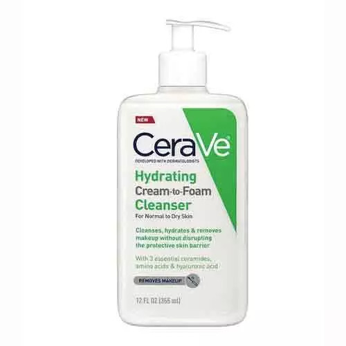 CeraVe Hydrating Cream-to-Foam Cleanser
