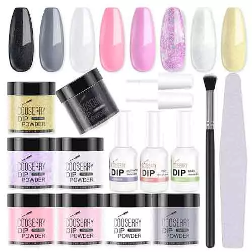 Cooserry Dip Powder Nail Kit