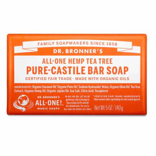 Dr. Bronner’s Hemp Tea Tree Pure-Castile Bar Soap