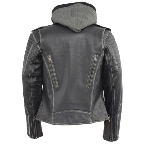 Milwaukee Leather MLL2516 Black Leather Jacket