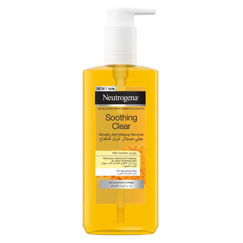 Neutrogena Soothing Clear Turmeric Jelly Makeup Remover