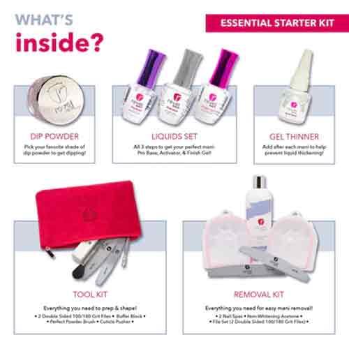 Revel Four Color Dip Powder Starter Kit