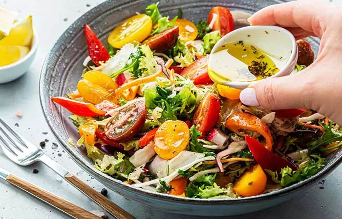 Salads With Dressings