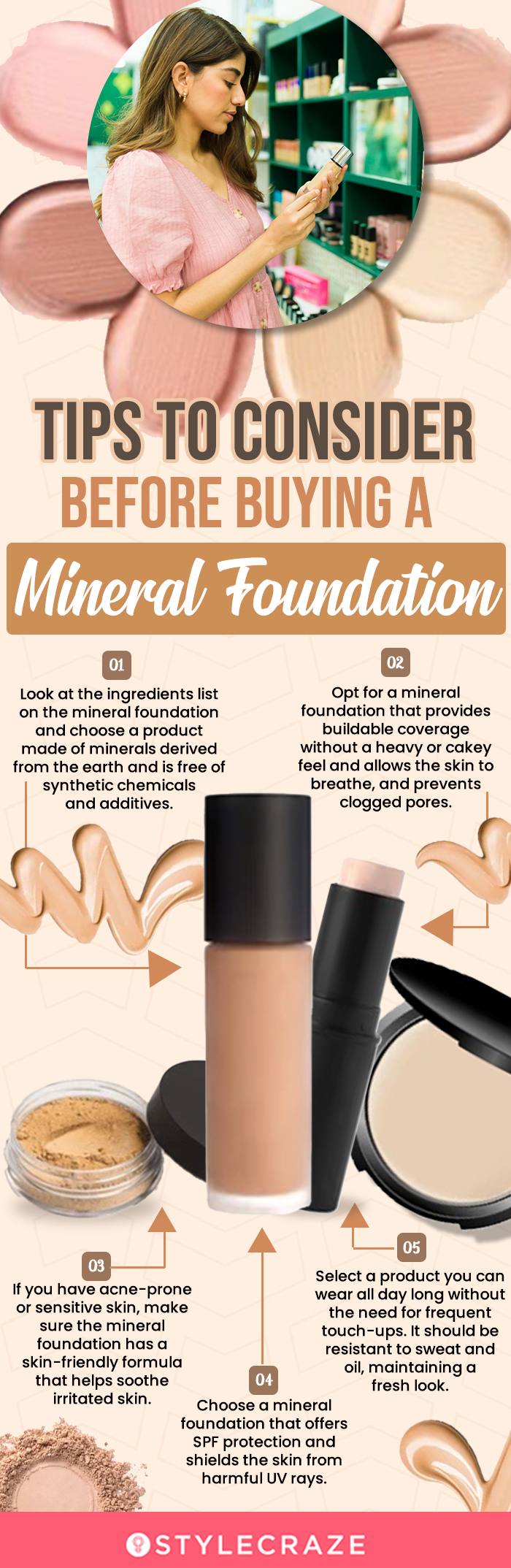 Tips To Consider Before Buying A Mineral Foundation (infographic)