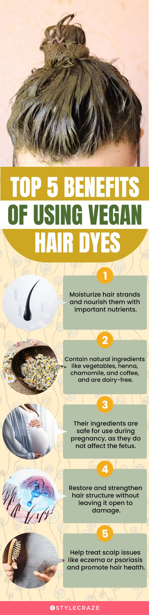 Top 5 Benefits Of Using Vegan Hair Dyes (infographic)