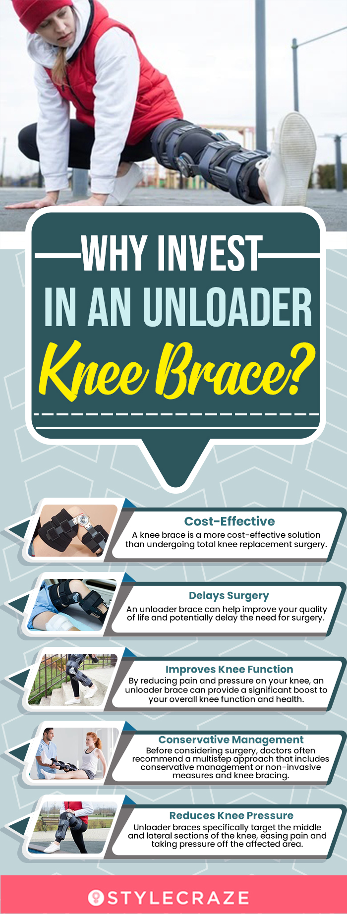 Why Invest In An Unloader Knee Brace? (infographic)