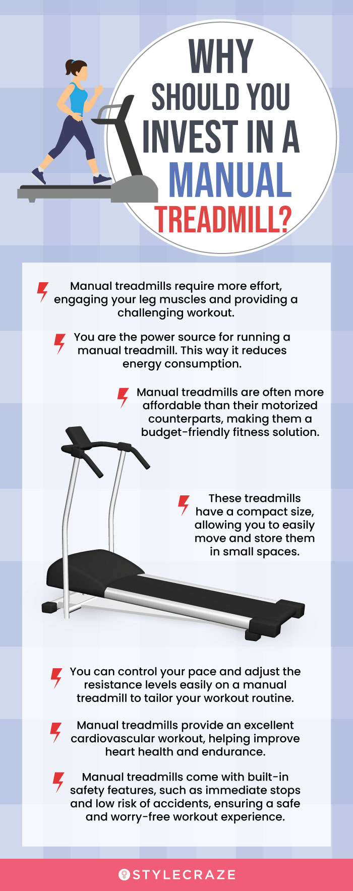 Why Should You Invest In A Manual Treadmill? (infographic)