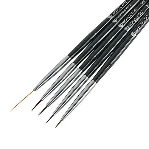 Winstonia 5 pcs Nail Art Brushes