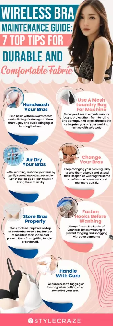 Wireless Bra Maintenance Guide: 7 Top Tips For Durable Fabric (infographic)