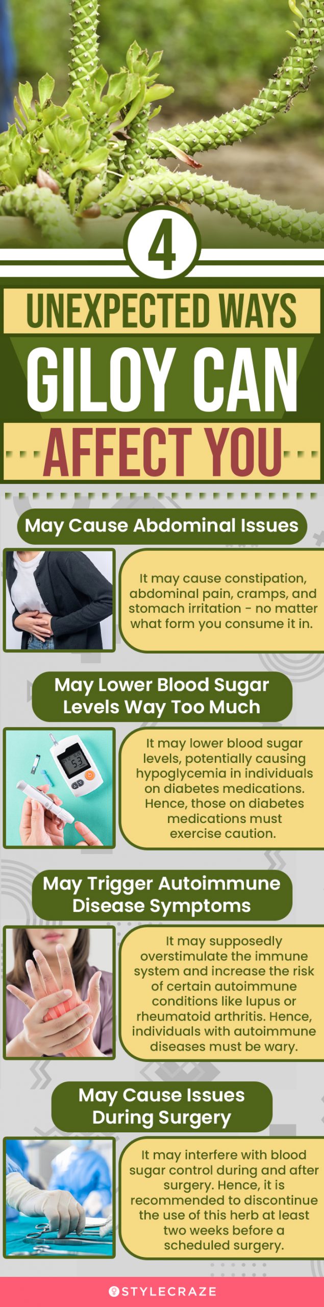 4 unexpected side effects of giloy (infographic)