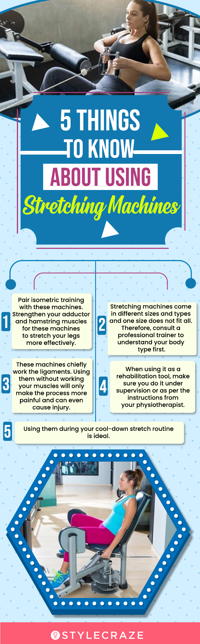 5 Things To Know About Using Stretching Machines (infographic)
