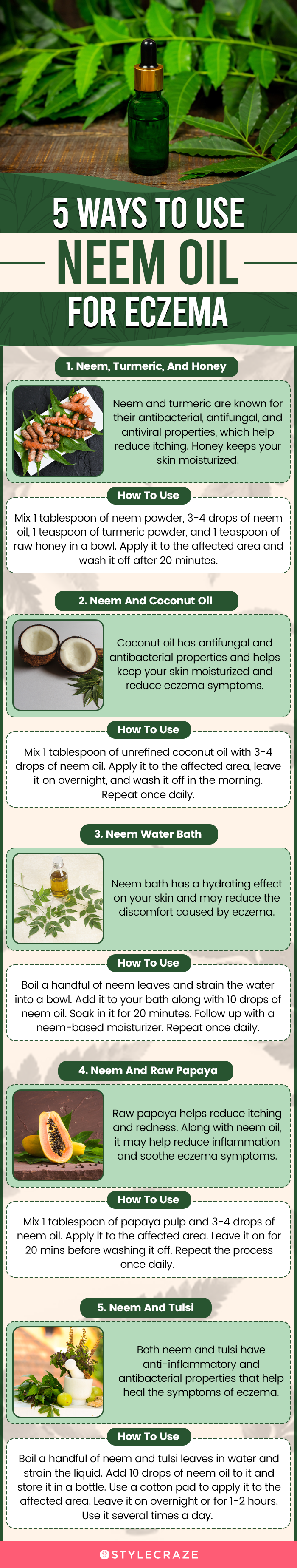 Tips To Use Neem Oil For Eczema  