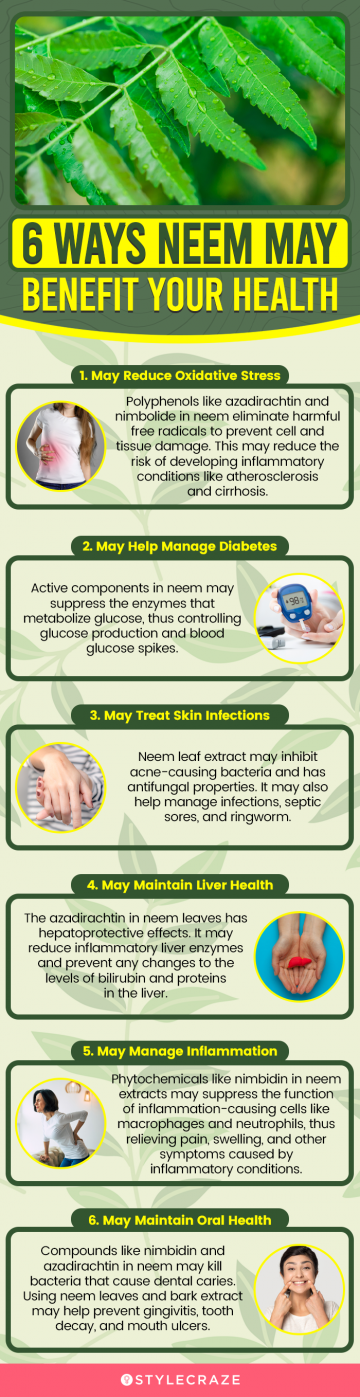 6 ways neem may benefit your health (infographic)